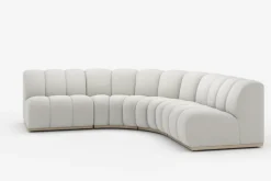 Fashion Marlow Performance Bouclé L-Shape Sectional Sofa Sectional Sofas