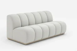 New Marlow Performance Bouclé Armless 2 Seater Sofa Modular Sofas|Loveseats