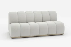 New Marlow Performance Bouclé Armless 2 Seater Sofa Modular Sofas|Loveseats