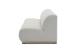 New Marlow Performance Bouclé Armless 2 Seater Sofa Modular Sofas|Loveseats