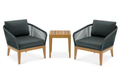 Clearance Maui Outdoor 2 Lounge Chairs & Side Table Set Small Outdoor Furniture|Outdoor Sofas