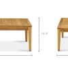 Outlet Maui Outdoor Coffee Table Small Outdoor Furniture|Outdoor Coffee & Side Tables