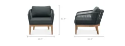 Best Maui Outdoor Lounge Chair Small Outdoor Furniture|Outdoor Lounge Chairs