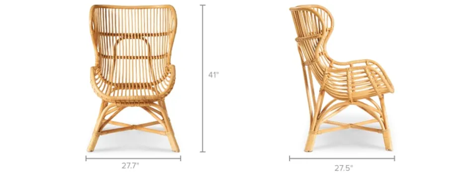 Outlet Mico Rattan Armchair Armchairs And Accent Chairs