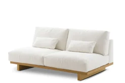 Clearance Mori Performance Fabric Armless 2 Seater Sofa Small Living Room Furniture|Modular Sofas