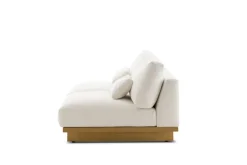 Clearance Mori Performance Fabric Armless 2 Seater Sofa Small Living Room Furniture|Modular Sofas