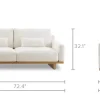Discount Mori Performance Fabric Chaise Sectional Sofa Sectional Sofas