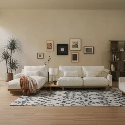 Discount Mori Performance Fabric Chaise Sectional Sofa Sectional Sofas