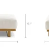 Hot Mori Performance Fabric Ottoman Footstools, Ottomans & Poufs