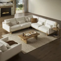 Best Mori Performance Fabric Single Arm 2 Seater Sofa Modular Sofas|Loveseats