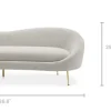 Discount Odette Performance Bouclé Sofa 3 Seater Sofas