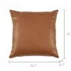 Sale Orion Leather Throw Pillow Sofa Accessories And Organizers