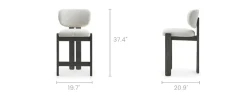 Fashion Oslo Performance Bouclé Counter Stool Stools & Bar Stools