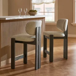 Fashion Oslo Performance Bouclé Counter Stool Stools & Bar Stools