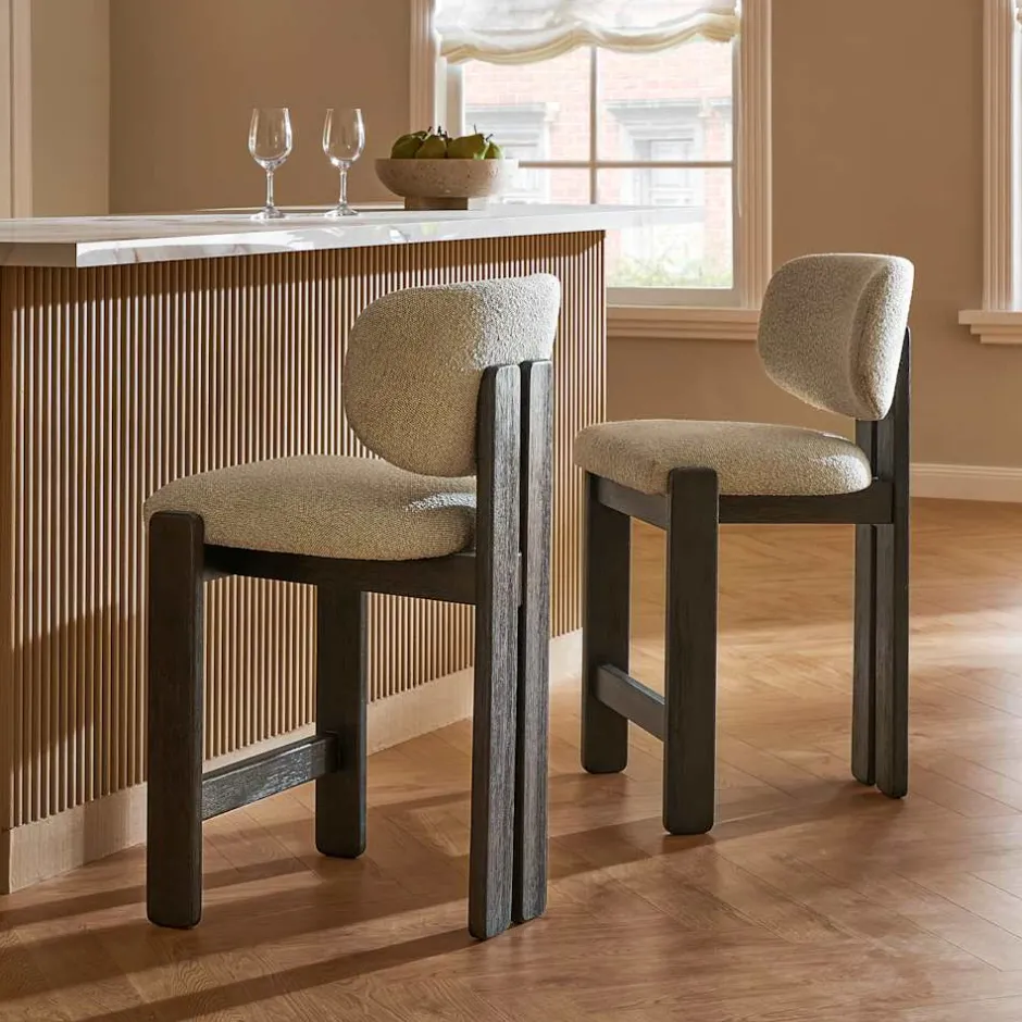 Fashion Oslo Performance Bouclé Counter Stool Stools & Bar Stools
