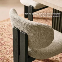 Fashion Oslo Performance Bouclé Counter Stool Stools & Bar Stools