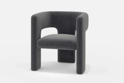 Online Paloma Bouclé Armchair, Storm Gray Armchairs And Accent Chairs|Small Living Room Furniture