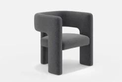 Online Paloma Bouclé Armchair, Storm Gray Armchairs And Accent Chairs|Small Living Room Furniture