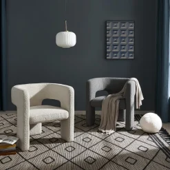 Online Paloma Bouclé Armchair, Storm Gray Armchairs And Accent Chairs|Small Living Room Furniture