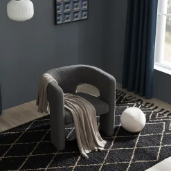 Online Paloma Bouclé Armchair, Storm Gray Armchairs And Accent Chairs|Small Living Room Furniture
