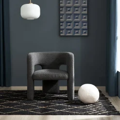 Online Paloma Bouclé Armchair, Storm Gray Armchairs And Accent Chairs|Small Living Room Furniture