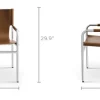 Sale Pascal Leather Sling Armchair Armchairs And Accent Chairs|Small Living Room Furniture