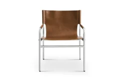 Sale Pascal Leather Sling Armchair Armchairs And Accent Chairs|Small Living Room Furniture