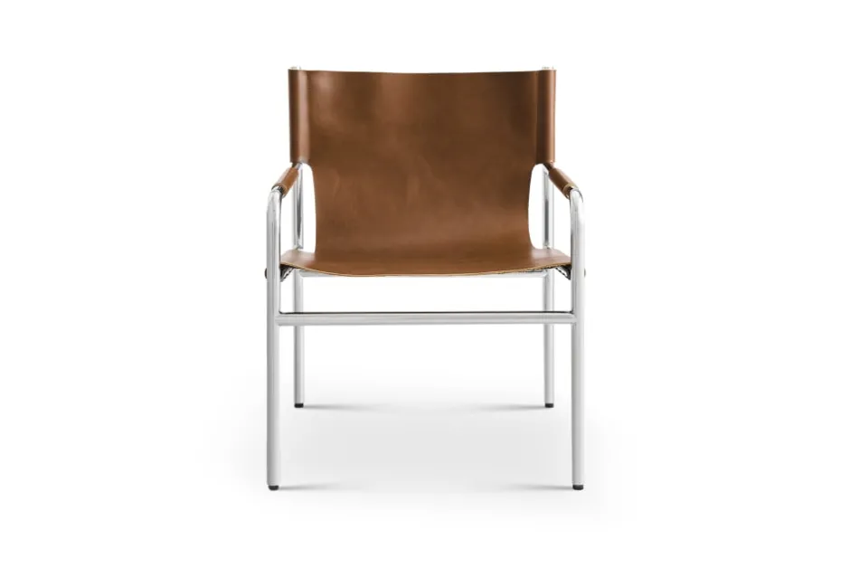Sale Pascal Leather Sling Armchair Armchairs And Accent Chairs|Small Living Room Furniture