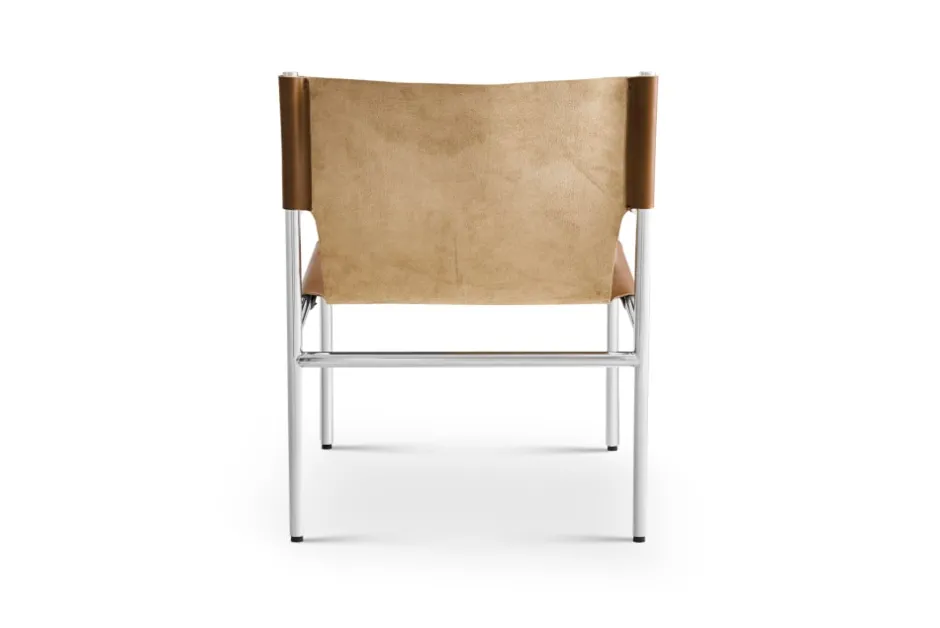Sale Pascal Leather Sling Armchair Armchairs And Accent Chairs|Small Living Room Furniture
