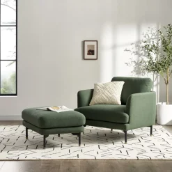 New Pebble Armchair with Ottoman Armchairs And Accent Chairs|Living Room Sets