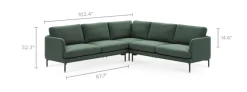 Best Pebble L-Shape Sectional Sofa Sectional Sofas
