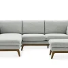 Discount Remi Chaise Sectional Sofa with Ottoman Living Room Sets|Living Room Sets