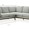 Outlet Remi L-Shape Sectional Sofa Sectional Sofas
