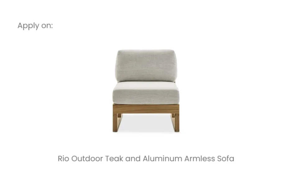 Fashion Rio Outdoor Armless Sofa Cover Outdoor Accessories