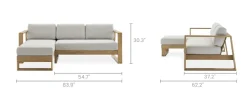 Online Rio Outdoor Chaise Sectional Sofa Outdoor Sofas