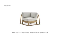 Clearance Rio Outdoor Corner Sofa Cover Outdoor Accessories
