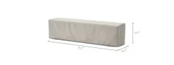 Hot Rio Outdoor Dining Bench Cover, 71" Outdoor Accessories