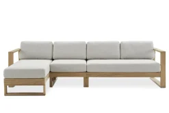 New Rio Outdoor Extended Chaise Sectional Sofa Outdoor Sofas
