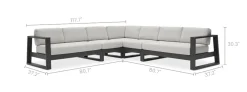Sale Rio Outdoor Extended L-Shape Sectional Sofa Outdoor Sofas