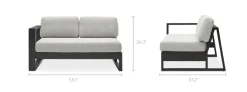 Sale Rio Outdoor Left Facing 2 Seater Sofa Outdoor Sofas