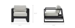 Discount Rio Outdoor Lounge Chair Small Outdoor Furniture|Outdoor Lounge Chairs