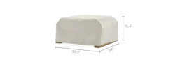 Clearance Rio Outdoor Ottoman Cover Outdoor Accessories