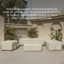 Best Rio Outdoor Rectangular Bar Table Cover Outdoor Accessories