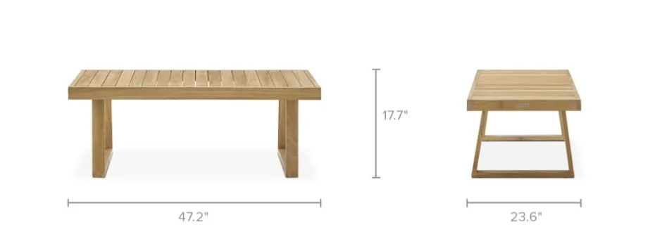 Sale Rio Outdoor Rectangular Coffee Table Outdoor Coffee & Side Tables|Coffee Tables