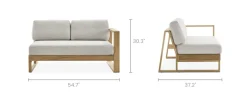 Sale Rio Outdoor Right Facing 2 Seater Sofa Outdoor Sofas