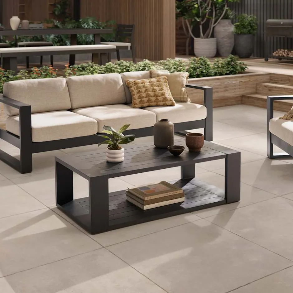 Outlet Rio Outdoor Sofa, 2 Lounge Chairs & Table Set Outdoor Furniture Sets|Outdoor Furniture Sets