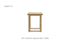 Discount Rio Outdoor Square Bar Table Cover Outdoor Accessories