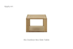 Sale Rio Outdoor Square Box Side Table Cover Outdoor Accessories|Small Outdoor Furniture