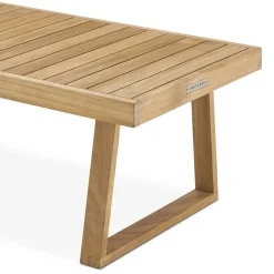 Best Rio Outdoor Teak 2 Chaise Lounges & Side Table Set Outdoor Lounge Chairs|Outdoor Furniture Sets