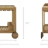 Discount Rio Outdoor Teak Bar Cart Sideboards & Buffet Cabinets